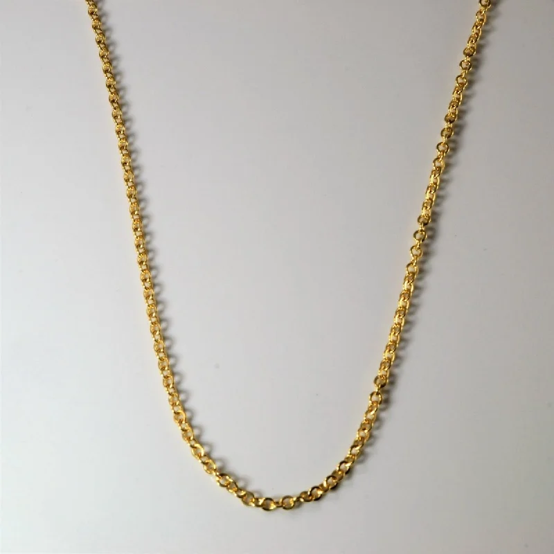 Don't Miss Out On Bestselling Jewelry At Special Prices 10k Yellow Gold Cable Chain | 18" |