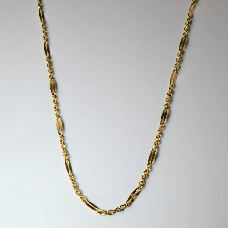 Exclusive Online Discounts On Stylish Jewelry 14k Yellow Gold Long & Short Chain | 21" |