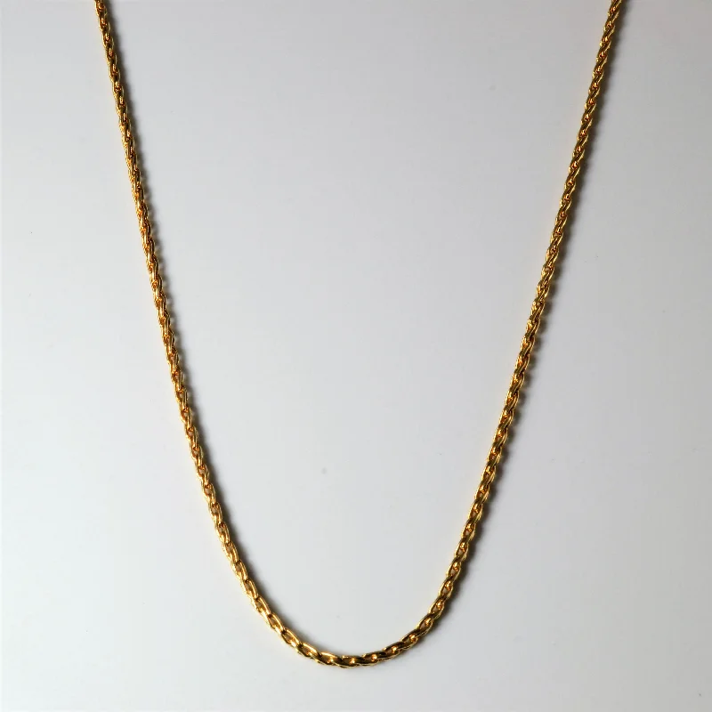 Flash Sale On Stunning Jewelry – Don't Miss Out 10k Yellow Gold Modified Wheat Chain | 22" |